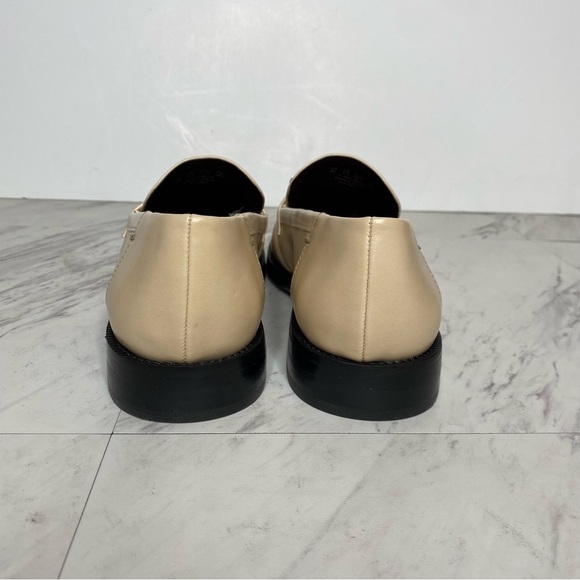 Franco Sarto Lizzy Tan Faux Leather Sparkle Loafer 8M - Picture 3 of 16